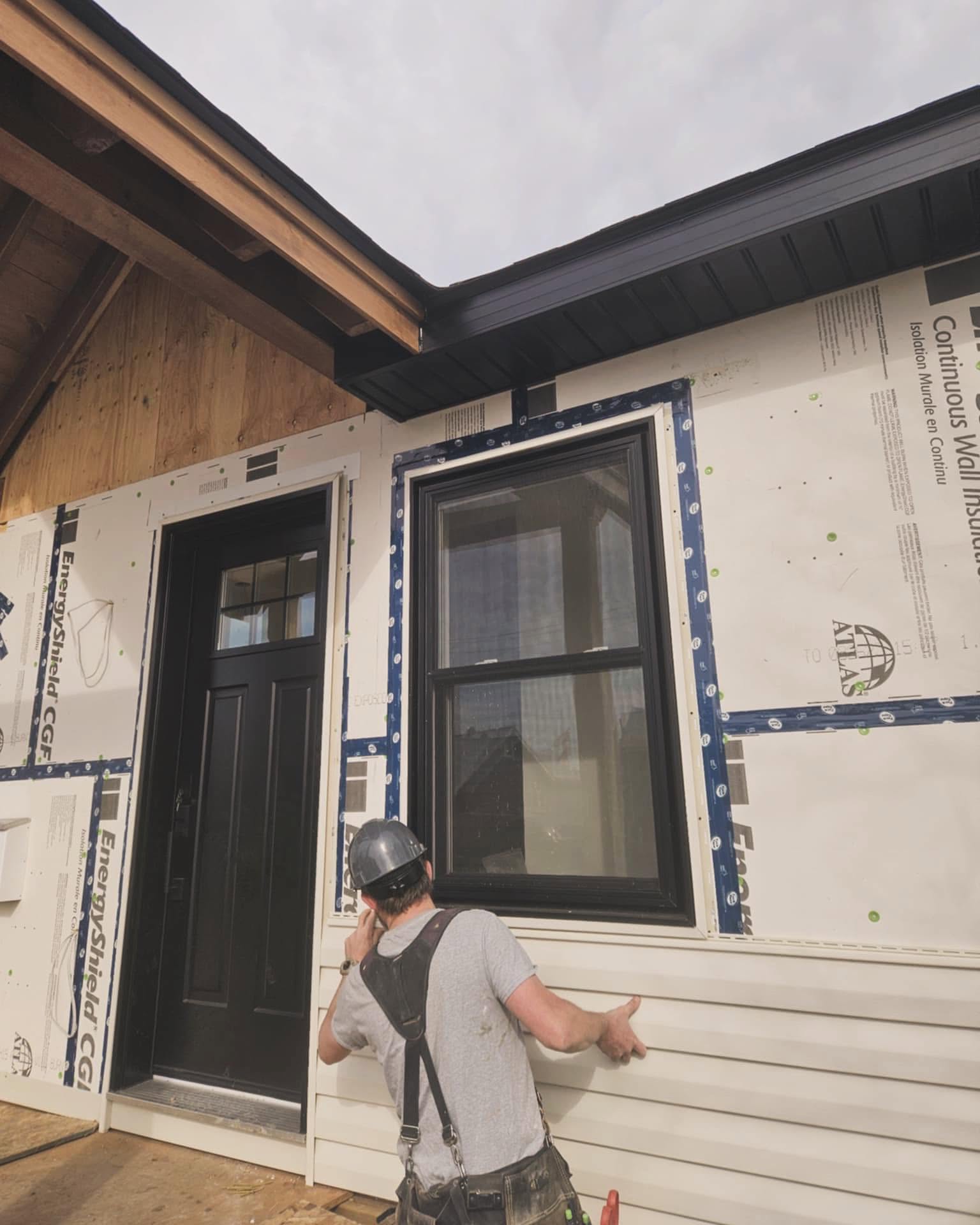 Exterior deck and siding renovation in the Ottawa Valley