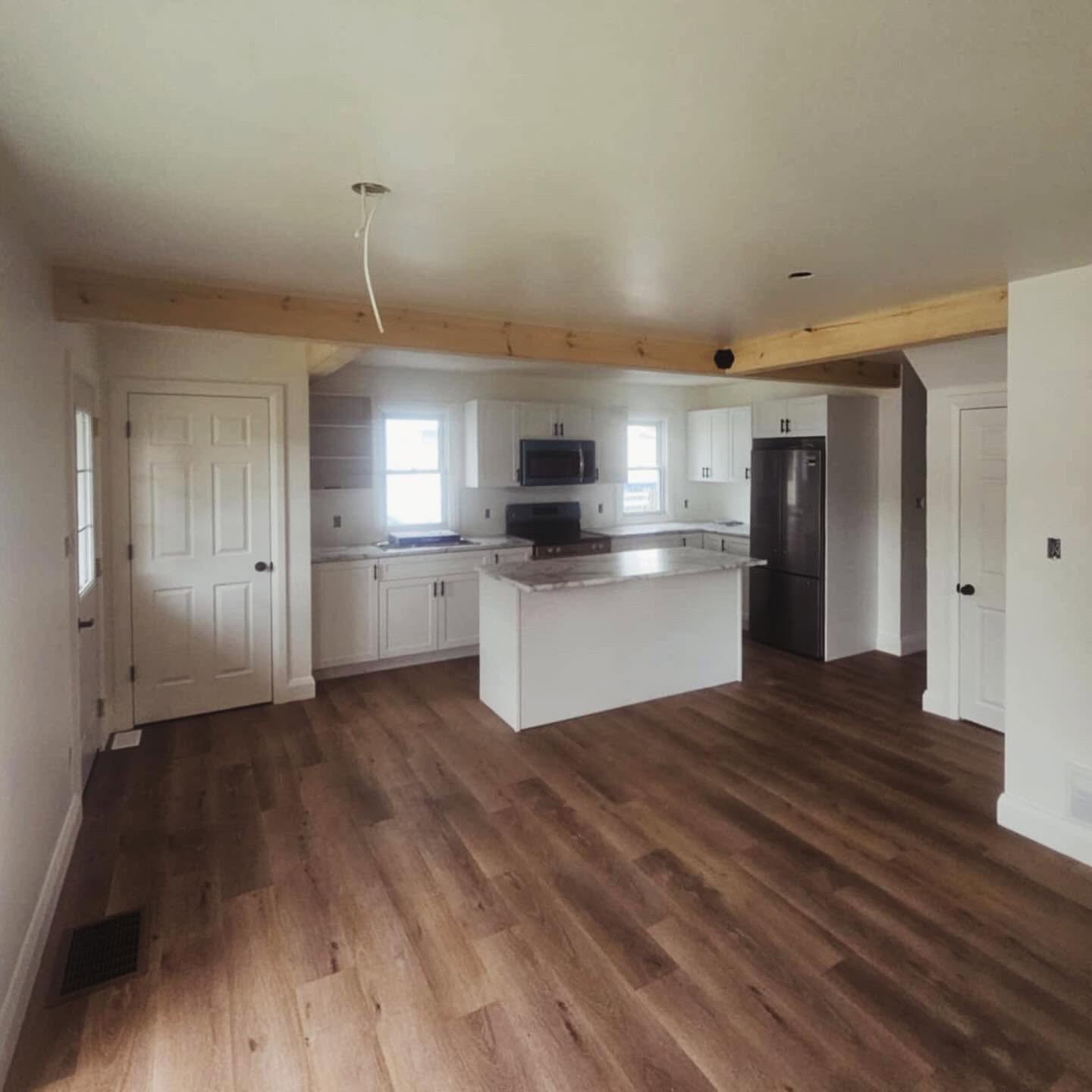 Completed kitchen renovation in Renfrew